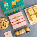 Set of 3 Rakhi with Hamper