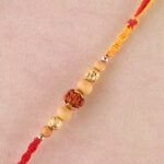 Traditional Rudraksha Rakhi - For UK