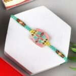 Fascinating Rakhi with Sweet & Cashews - For UK