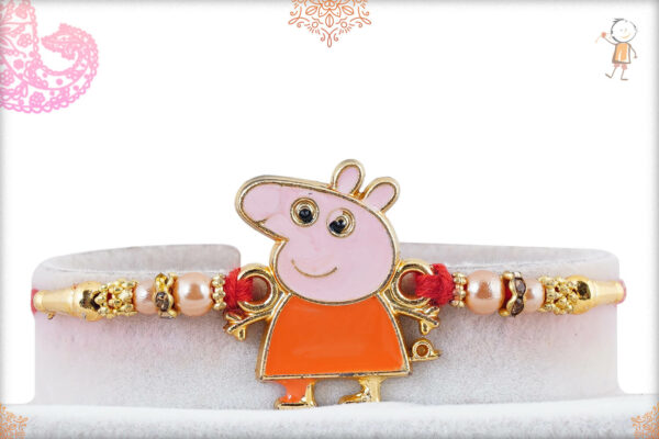 Cute Peppa Pig Kids Rakhi