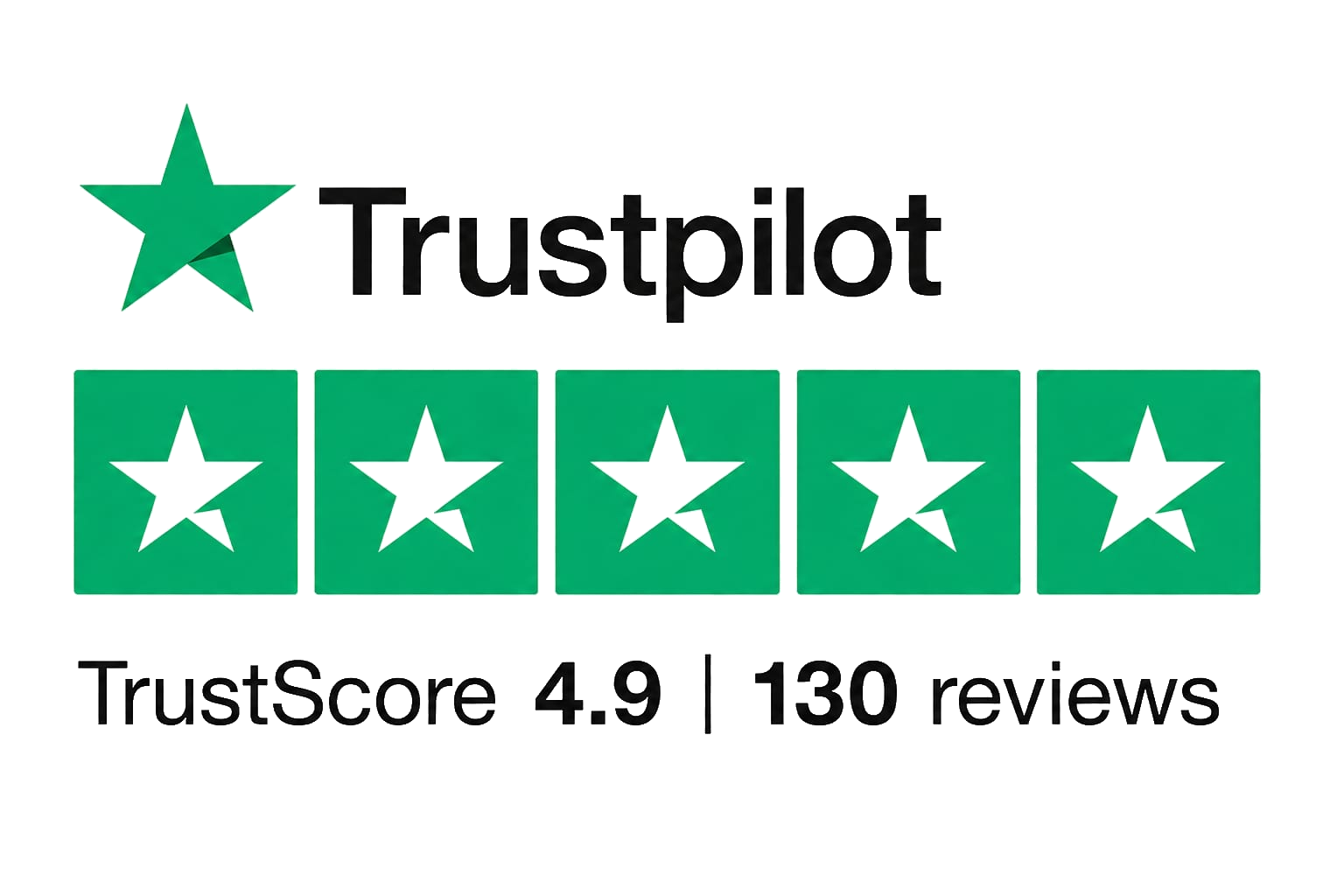 Trustpilot: TrustScore 4.9 | 130 reviews