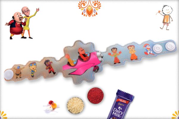 3D Motu Patlu Air Tour Rakhi