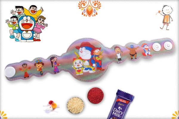 3D Doremon Triangle Rakhi