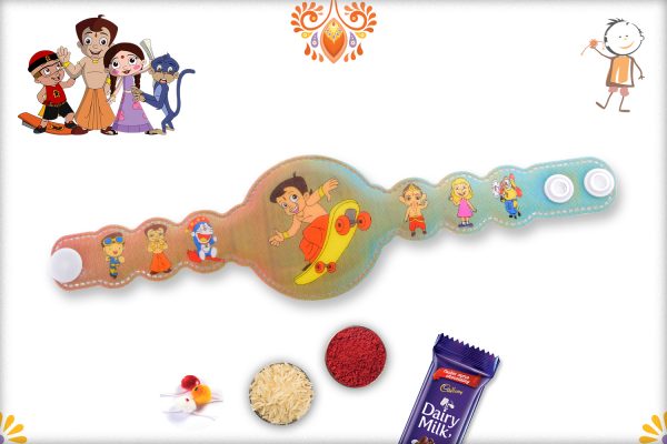 3D Chota Bheem Skating Rakhi