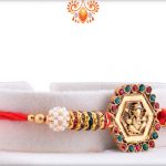 Spiritual Hexagon Shape Ganpati Rakhi 6