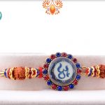 Mighty Combination Of Om And Rudraksha Rakhi 5