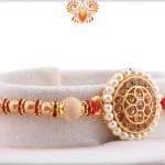 Royal Pearls and Diamond Rakhi | Send Rakhi Gifts Online 4
