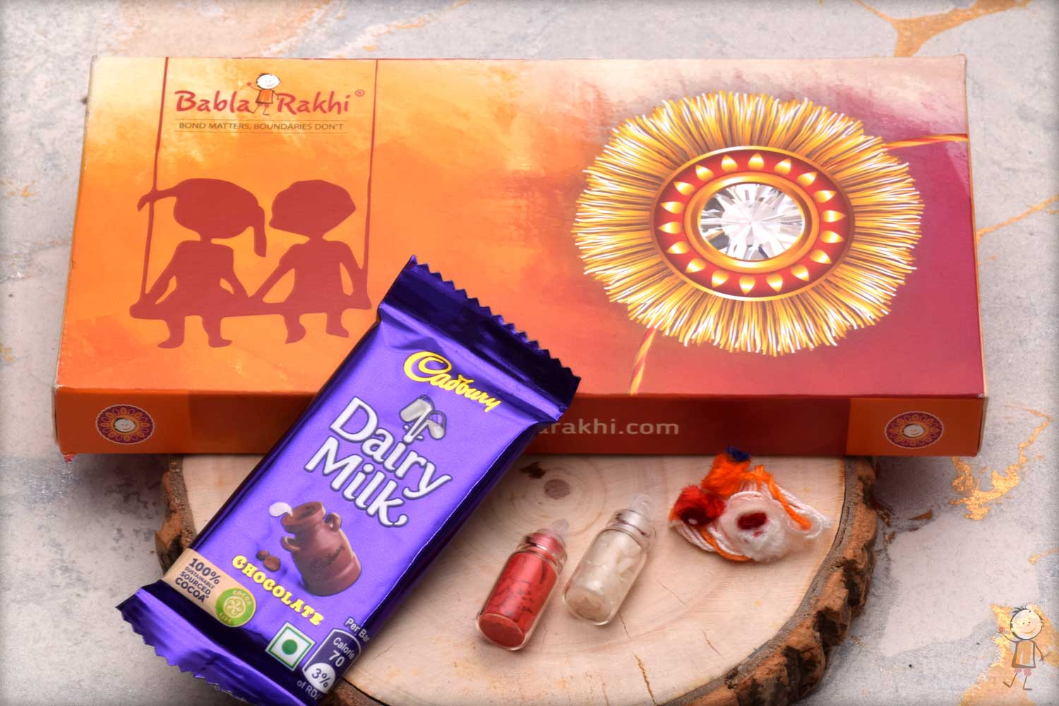 Send Rakhi to India with Exclusive Babla Rakhi box