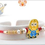 Naughty Minion with Pearl Beads Rakhi 5