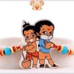 Bal Hanuman Kids Rakhi with Blue Beads - Babla Rakhi