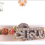 Veera Rakhi With Diamond And Rudraksha 6