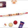 Simple And Golden Shiny Pearl Rakhi 5