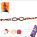 Exclusive Infinity Eye Rakhi with Diamonds 6