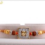 Exclusive Ganeshji Rakhi with Rudraksha