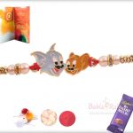 Exclusive Tom Jerry Kids Rakhi with Pearl 4