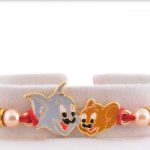 Exclusive Tom Jerry Kids Rakhi with Pearl