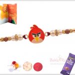 Exclusive Angry Bird Kids Rakhi with Pearl 4