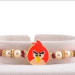 Exclusive Angry Bird Kids Rakhi with Pearl 3