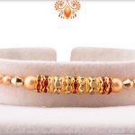 Royal Golden And Red Rakhi