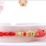 Simple Yet Elegant Red Pearl Rakhi 6