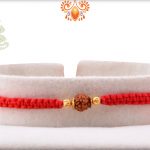 Stunning Designer Red Thread With Rudraksha In Center 5