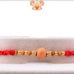 Simple Yet Beautiful Wooden Beads Rakhi With Designer Thread 4