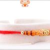 Simple Yet Eye-catching Combination Wooden and Dimond Rakhi 6