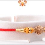 Unique Diamond Shape Wooden Rakhi 6