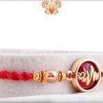 Heart Beat Rakhi with Red Stone | Send Rakhi Gifts Online 5