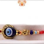 Evil Eye Rakhi with Flower Beads | Send Rakhi Gifts Online 5