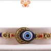 Evil Eye Rakhi with Flower Beads | Send Rakhi Gifts Online 4