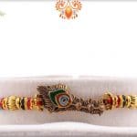 Beautiful OMG Rakhi with Designer Beads | Send Rakhi Gifts Online 4