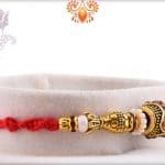 Antique Designer Bead Rakhi withy Pearl | Send Rakhi Gifts Online 5