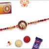 Unique Meenakari Peacock Rakhi with Diamonds | Send Rakhi Gifts Online 4