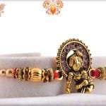 Divine Bal Krishna Rakhi with Golden Beads | Send Rakhi Gifts Online 5