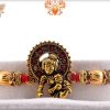 Divine Bal Krishna Rakhi with Golden Beads | Send Rakhi Gifts Online 4