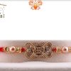 Unique Diamond Veera Rakhi with Beads | Send Rakhi Gifts Online 3