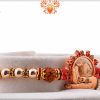 Beautiful Shivling Rakhi with Rudraksh | Send Rakhi Gifts Online 5