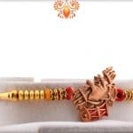 Unique OM with Dumroo Rakhi | Send Rakhi Gifts Online 5