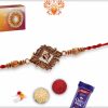 Auspicious Ganesha Rakhi with Sandalwood Beads | Send Rakhi Gifts Online 6