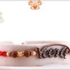 Exclusive Veera Rakhi with Sanadalwood Beads and Diamonds | Send Rakhi Gifts Online 3
