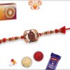 Beautiful Radha-Krishna Rakhi with Pearls | Send Rakhi Gifts Online 6