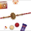 Premium Ganpati Rakhi with Sandalwood Beads | Send Rakhi Gifts Online 6