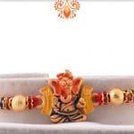 Blessing Ganeshji Rakhi with Beads | Send Rakhi Gifts Online 3