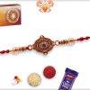 Unique Diamond Rakhi with Beads | Send Rakhi Gifts Online 4