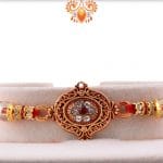 Unique Diamond Rakhi with Beads | Send Rakhi Gifts Online 3