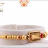 Elegant BHAI Rakhi with Golden Beads | Send Rakhi Gifts Online 5