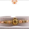 Aspicious Golden Tortoise Rakhi with Beads | Send Rakhi Gifts Online 3