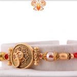 Unique Golden Rakhi with Beads | Send Rakhi Gifts Online 5
