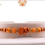 Simple Elephant Rakhi with Beads | Send Rakhi Gifts Online 3
